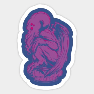 Cthulhu Statue Sticker